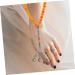 EXCEART 1 String 33 beads bracelet chinese bracelet buddhist prayer beads bracelet for women China Miss gem As Shown 1X1.5X31.5CM - Buy Online on SooperMarket.com
