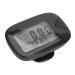 Preferred counter multifunctional pedometer large digital display light accuracy memory pedometer monitor for men and women black