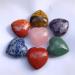 Specimen Healed Quartz Gemstones Natural Heart Crystals pedras para artesanato Reiki Stones Home Decor As a Gift FZUGEDRLI (Color : Tiger Eye Size : Approx 30mm)