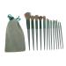 NOLITOY 1set Makeup Brush Set Makeup Tool Makeup Highlighters for Face Empty Tubes Bulk Face Makeup Brush for Makeup Make up Brush for Makeup Miss Soft Plastic Beauty Tools 20X11X3CM Green
