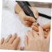 Kisangel 1 Set Nail Sand Ring Cap Electronic Tools Portable Nail Drill Nail Art Accessories Cuticle Clean Nail Drill Bit Ceramic Grinding Head Portable Handpiece File Nail Salon Tool Poland 8x6cm Rosy - Buy Online on SooperMarket.com