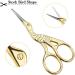 Acronde 2PCS Vintage Stork Shape Sewing Scissors - Stainless Steel Tailor Scissors for Embroidery, Craft, and Everyday Use (Gold) - Buy Online on SooperMarket.com