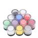 Acrylic powder nail acrylic powder set crystal nail art tip decoration builder acrylic manicure accessories for nail studio and at home (12 colors)