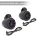 Pyle Waterproof Marine Wakeboard Tower Speakers - 4 Inch Dual Subwoofer Set - 300W Max Power - Built-in LED Lights - Black (PLMRLEWB46B) - Buy Online on SooperMarket.com