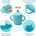Silikong 8 Oz Silicone No Spill Sippy Cups for Toddlers and Babies - 2 Pack (Green/Blue) | Dishwasher & Microwave Safe - Buy Online on SooperMarket.com
