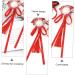 ibasenice 3 Pairs Children's Hairpin Butterfly Hair Clips Chinese New Year Hair Clips Hair Clip Accessories Polymer Clay Cane Styling Hair Clips Decor Red Fabric Ribbon Woman Chinese Style - Buy Online on SooperMarket.com