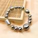MuYu Art Faceted Bead Terahertz Bracelet Energy Healing Stone Magnetic Therapy Terahertz Bracelet 7 Inches for Women Men Adjustable Terahertz Bracelet - Buy Online on SooperMarket.com