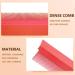 Hair Straightener Comb - Pink Barber Straightening Brush & Styling Attachment for Flat Iron | International Shipping Available - Buy Online on SooperMarket.com