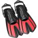 Diving Fins Snorkeling Gear | Swim Fins Open Adjustable for Adults, Men, Women, Children | Swim Flippers S/M (Adult US Size 4.5-8.5) - Pink - Buy Online on SooperMarket.com
