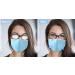 Real D Anti Fog Mask for Glasses Wearers (Grey) - Reusable Silicone Mask Accessory - Buy Online on SooperMarket.com