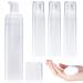 Foam Pump Bottle 8.5oz/250ml White Empty Foam Dispenser Bottle Travel Foaming Hand Soap Bottle Large Refillable Foaming Bottle for Shampoo Cleaning Traveling (4 Pack) B.250ML(8.5OZ),4Pack