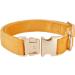 YUDOTE Ultra-Soft Cotton Dog Collar for Medium Sensitive Skin - Orange M (1 Pack) International Shipping Available - Buy Online on SooperMarket.com