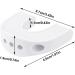 Jaw Exerciser for Men Silicone Double Chin Reducer Jawline Trainer - Compact Jawline Shaper Jaw Sculpting Tool for Women Men White - Buy Online on SooperMarket.com