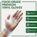 GORILLA SUPPLY Disposable Heavy Duty Vinyl Gloves Latex & Powder Free  BPA Free Food Safe  100  300  1000  S  M  L  XL 10 Medium - Buy Online on SooperMarket.com