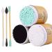 600 Counts Cotton Swabs Natural Double Tipped Organic Cruelty Free Ear Buds D05