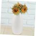 Zerodeko Flower Arrangement Supplies Vintage Small Mirror Round Decor for Home Bulldog Figurine Bridal Bouquets Small Rope Basket Round Wooden Wall Decor Boho Props Sunflower - Buy Online on SooperMarket.com
