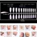 Dajidafu 1 Set False Nails Long Press Nail Tips Full Cover Artificial Fingernails Nail Art Simple Style for Women Girls Beginners SM17P63 Red - Buy Online on SooperMarket.com