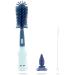 Bottle Brush Baby Bottle Cleaning Brush 3 in 1 Bottle and Teat Cleaning Brush Kit for Cleaning Baby Bottle Nipple Straw Glass Cup Thermoses (Blue) 01-blue