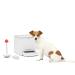 PetSafe Teach & Treat Remote Controlled Dog Reward Trainer Training and Positive Reinforcement 4 D Batteries Required White