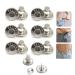 6PCS Perfect Fit Instant Button, Instant Buttons, Jean Replacement Buttons Removable Button No Sew Buttons to Extend or Reduce an Inch to Any Pants Waist in Seconds! 6PCS 6pcs-g