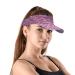Lattcure headband Visor summer hat Sonnenhut Visor Cap Tennis Golf Sun Blends Adjustable Running Sun cap men's sport outdoor leisure training cap unit size violet