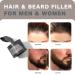 Hairline Powder (Black) - Instant Hair Concealer for Root Cover Bald Spot & Beard Filler | 48Hr Water-Resistant Solution - Buy Online on SooperMarket.com