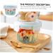 Zerodeko Practical Durable Sealed Jam Home Ml for Container Food Case Snack - Buy Online on SooperMarket.com