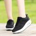 Sistke Women's Outdoor Sneakers - Lightweight Breathable Plateau Sports Shoes - Mesh Running & Street Shoes in Black (Size 36 EU) - Buy Online on SooperMarket.com