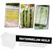 Uonlytech Watermelon Shaping Fruit Tools Pumpkin Growing Molds for Garden Vegetable Shaping Tool Watermelon Modeling Big Rod 15x15cm Transparent - Buy Online on SooperMarket.com