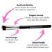 Mini Angle Kabuki Eyeshadow Blending Brush - Synthetic for Eyes, Brows, and Cheeks - Buy Online on SooperMarket.com