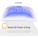 SUNUV 48W UV LED Nail Lamp for Gel Polish Manicure and Pedicure - Professional Dryer with Sensor and 4 Timers - Valentine Gift for Girls Women - Buy Online on SooperMarket.com