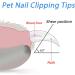 Professional Cat Claw Scissors | Bsitsss Nail Clipper for Cats & Small Dogs | Claw Cutter with Protection & Adjustable Holes - Buy Online on SooperMarket.com