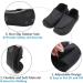 MEJORMEN Women's Diabetic Edema Slippers - Wide Width Orthopedic Shoes for Elderly with Adjustable Closures - Black, Size 10 - Buy Online on SooperMarket.com
