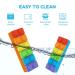 Rainbow Sensory Chewing Chain Set (4 Pieces) - Oral Motor Skills Autism & ADHD Solutions Bite Ring & Chewing Trailer - Buy Online on SooperMarket.com