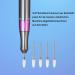 Piashow Improved Version 5-Piece Ceramic Nail Drill Bit Set Professional Nail Cutter Attachments Home Use Nail Cutter Bits for Gel Nails Manicure Pedicure Cuticles (3/32 Inches) Stil 1 - Buy Online on SooperMarket.com