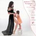 FEOYA Maxi Maternity Dress: Lace Strapless Gown for Pregnant Women Photography - Black - Buy Online on SooperMarket.com