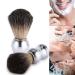 Premium Silver Razor Brush for Men | Facial Cleaning Brush & Barthaar Tool for Shaving Cream Foam & Soap - Buy Online on SooperMarket.com