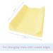 Baby Changing Mat Terry Cover 70x50cm with Raised Edges, Yellow - Buy Online on SooperMarket.com