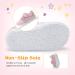 JOINFREE Baby Sneakers 6-12 Months Pink | Soft Anti-Slip Sole Infant Toddler Shoes | Breathable Athletic First Walkers - Buy Online on SooperMarket.com