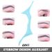 Beavorty Makeup Stencil Makeup Tools and Accessories Eyebrow Makeup Tools Beauty Tools Usb Supplies Blue - Buy Online on SooperMarket.com