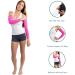 CompressionZ UV Protection Compression Arm Sleeves Pink XS for Men & Women - Buy Online on SooperMarket.com