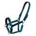 Nobleza - Knotted halter for horses padded nose and neck halter for riding training (color green)