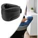 Predolo Cervicorrect Neck Support Foam Pillow - Soft Sponge Neck Brace for Airplanes Black | International Shipping Available - Buy Online on SooperMarket.com