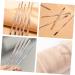 Angoily 5pcs Tools Eye Brush with Pencils S Double-head Brown Pencil Thin Pens Makeup Eyebrow - Buy Online on SooperMarket.com