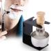 Classic Shaving Set for Men | Black Razor Holder Nylon Brush & Stainless Steel Bowl | Double-Sided Safety Razor | Luxury Grooming Kit - Buy Online on SooperMarket.com