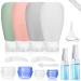14 Pack Travel Bottles Set for Toiletries 3oz Leak Proof Travel Size Toiletries Squeeze Travel Size Bottles for Shampoo Body Wash Lotion Travel Accessories Kits for Hotel Gym Travelling Bathroom