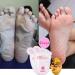 Mango peeling foot peeling mask 1 pair of foot mask peeling nail skin foot care foot moisture mask for removal dead skin for healthy soft feet