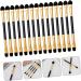 MUSISALY 15pcs Eye Shadow Brush Makeup Accessories Double Sided Makeup Brush Eyeshadow Fiber - Buy Online on SooperMarket.com