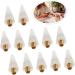 DOITOOL 12pcs Point Drilling Pen Wax Head Wax Replacement Tips Rhinestone Kit for Teeth Jewlery Wax Picker Small Mirrors for Crafts Transparent Glasses Case Jewelry White Nail Dot Pen - Buy Online on SooperMarket.com