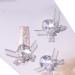 3pcs Nail Art With Rhinestones Organza Bowknot Fingernail Decoration For Salon Home Use Nail Accessories Kit - Buy Online on SooperMarket.com